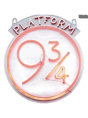 Wizarding World Harry Potter Platform 9 3/4 LED Neon Light
